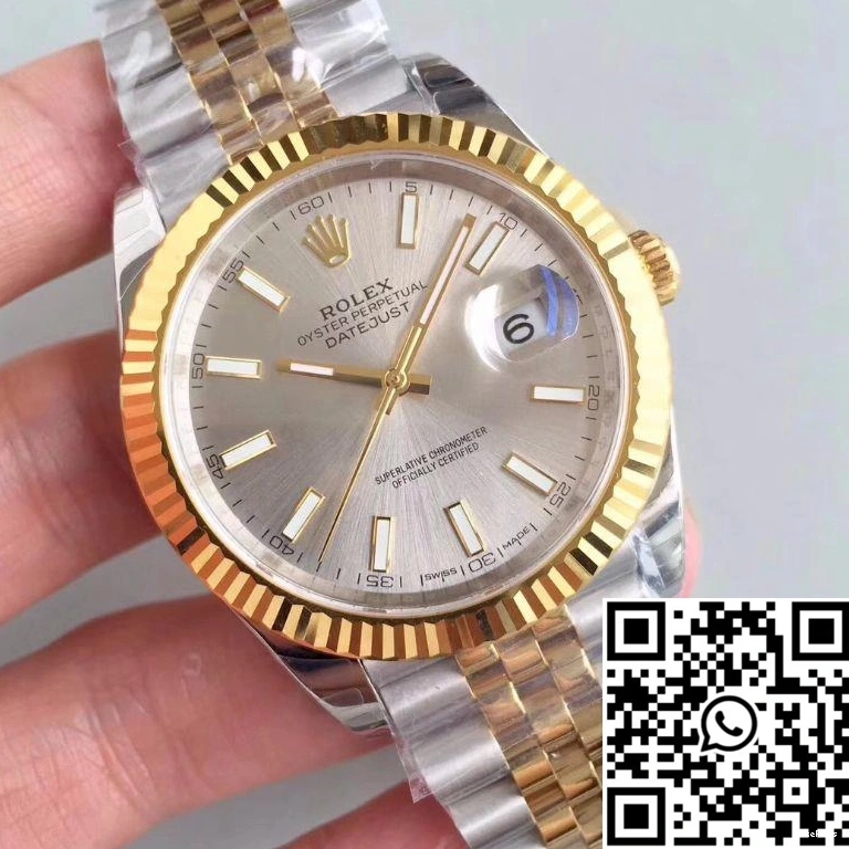 II Datejust M126333-0004 EW Rolex Factory Rhodium Dial 1219
